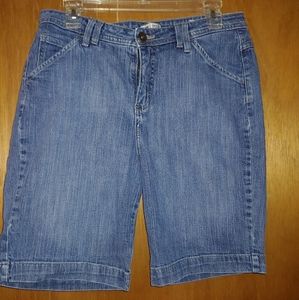 Bermuda denim shorts
